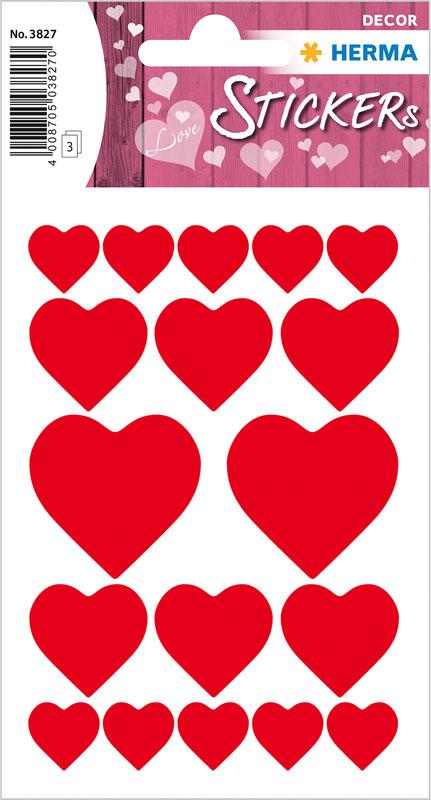Hearts Paper Sticker for embellishing